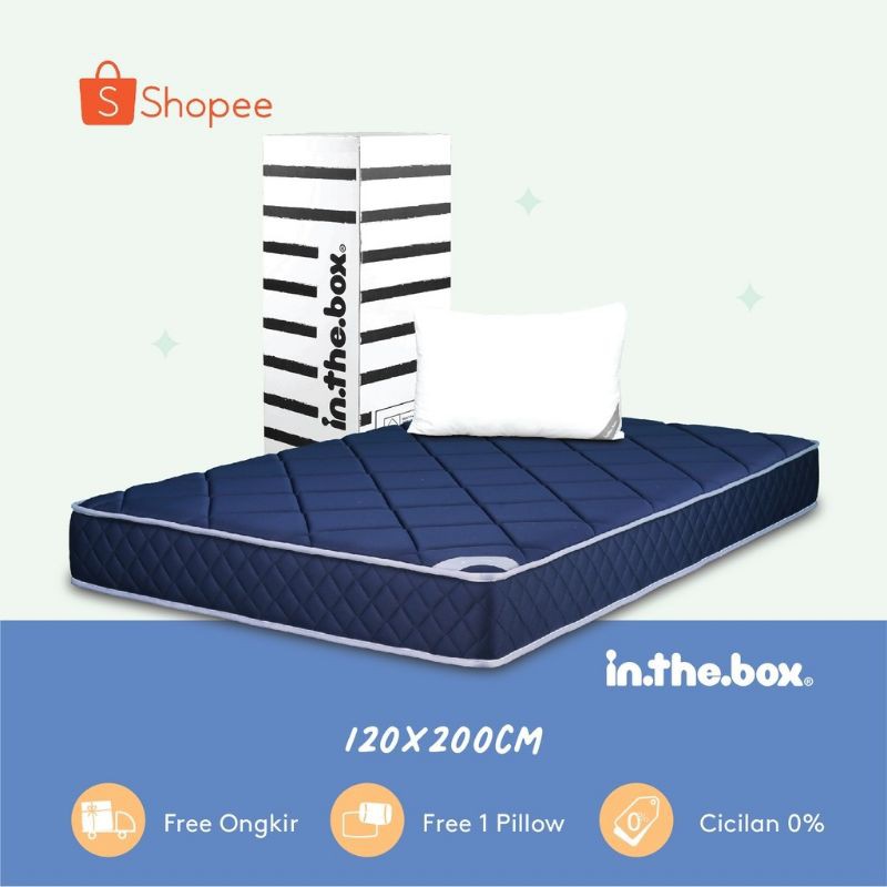 kasur busa memory foam in the box hybrid