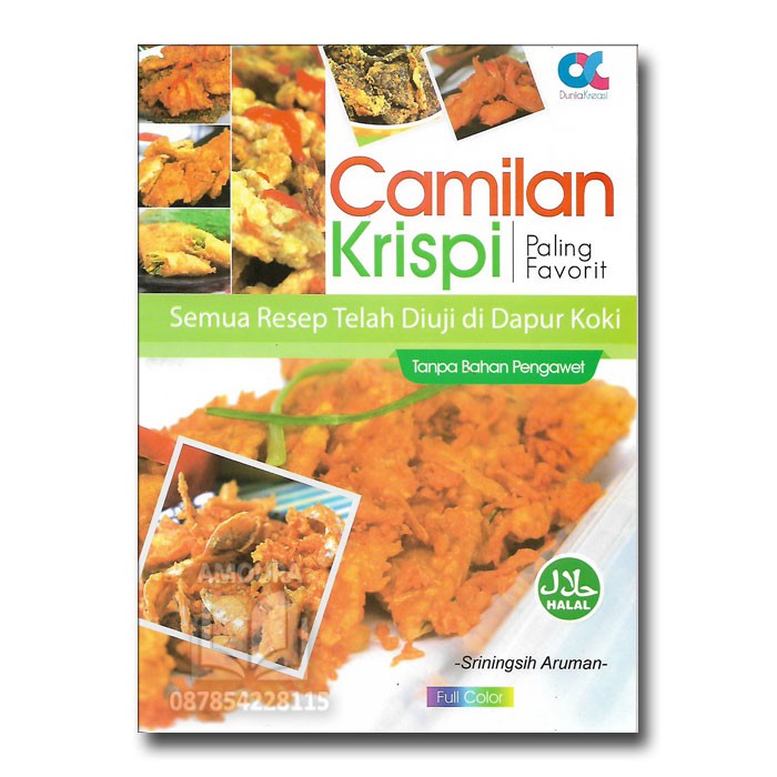 Buku Resep Camilan Krispi Paling Favorit Camilan Crispy Tanpa Bahan Pengawet Dapur Koki Shopee Indonesia