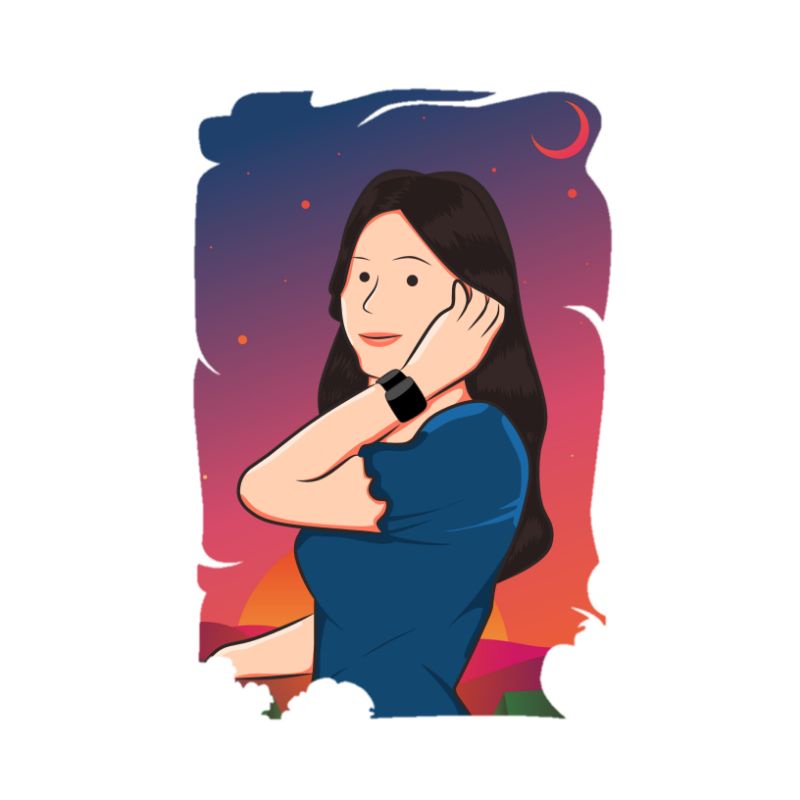 karikatur / karikatur wajah / ilustrasi wajah / vektor