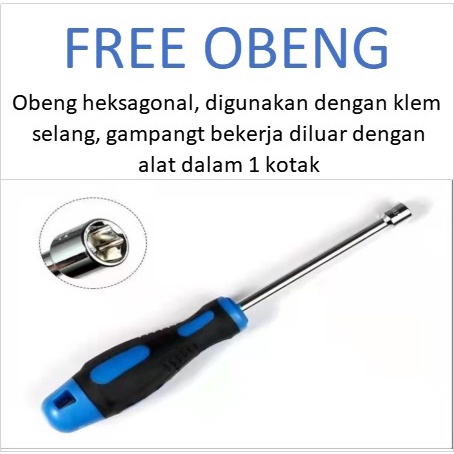 klem selang Stainless set 40 pcs + box