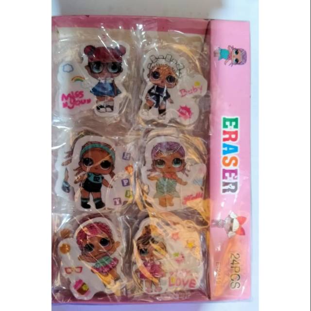 

Penghapus karakter lol murah 24pcs