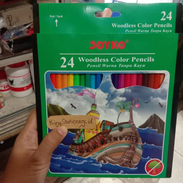 

[SET] Pensil warna joyko 24 warna