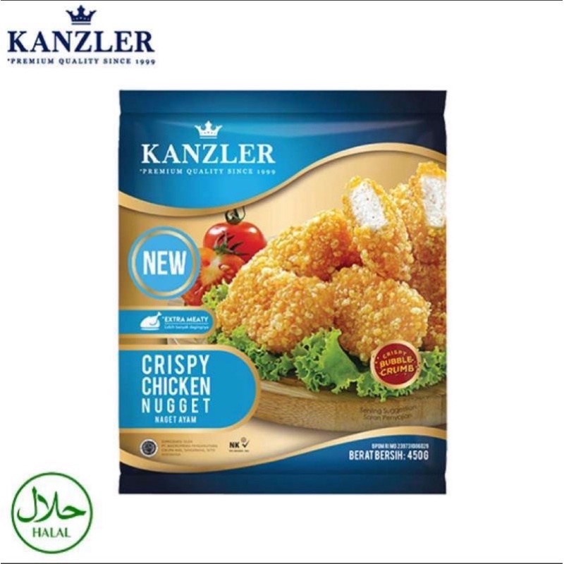 

HD Management Crispy Chicken Nugget / Beef Cocktail sosis Kanzler/ Garlic Frank / cheese cocktail / Smoked beef 300 gr 500gram
