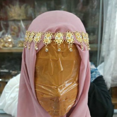 headpice assesoris dahi kalung jidat gold minang padang