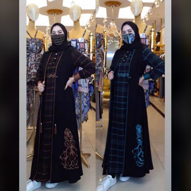 Gamis Abaya Hikmat Original / Abaya Hikmat A9622