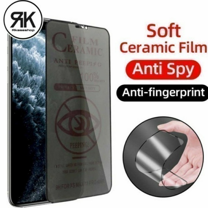 SCREEN PROTECTOR CERAMIC MATTE ANTI SPY INFINIX HOT 11 PLAY - FA