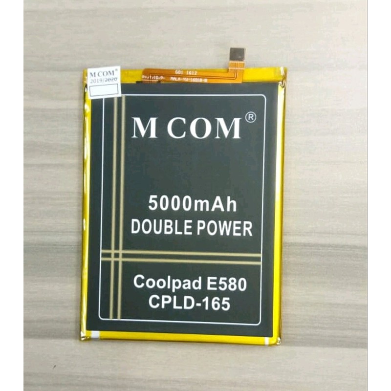 Battery Batre Baterai Double Power Mcom Coolpad E580 CPLD-165 CPLD165 CPLD 165