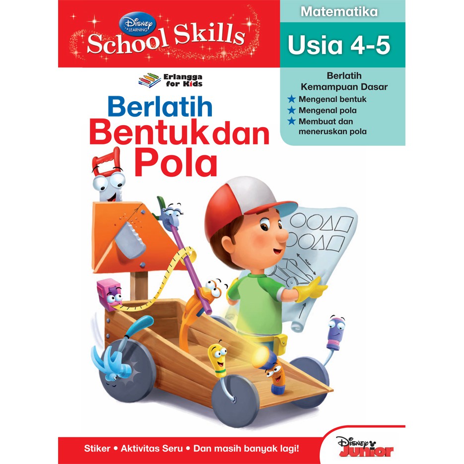 

DISNEY SCHOOL SKILLS: HANDY MANY BERLATIH BENTUK & POLA