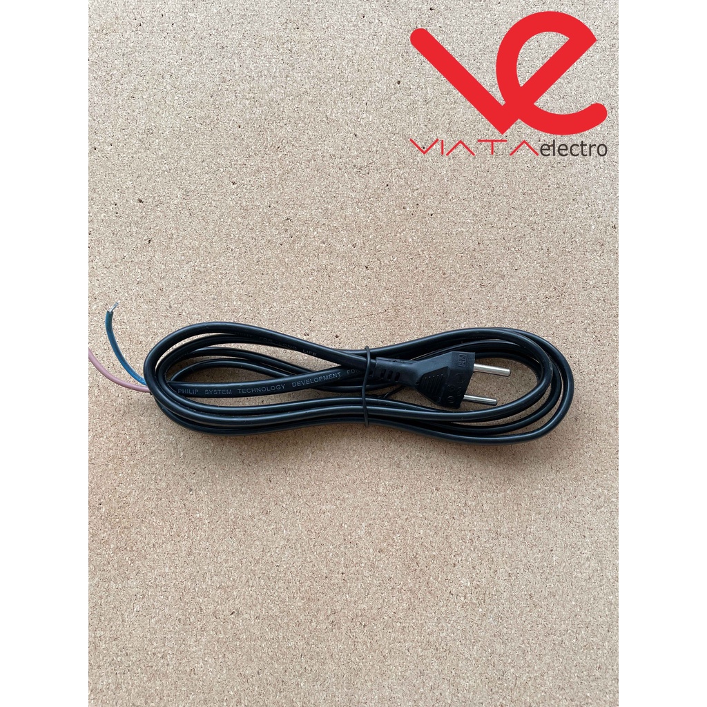 KABEL BUNTUNG 1,5m KABEL POWER HITAM KWALITAS SUPER ISI 2 KABEL AC