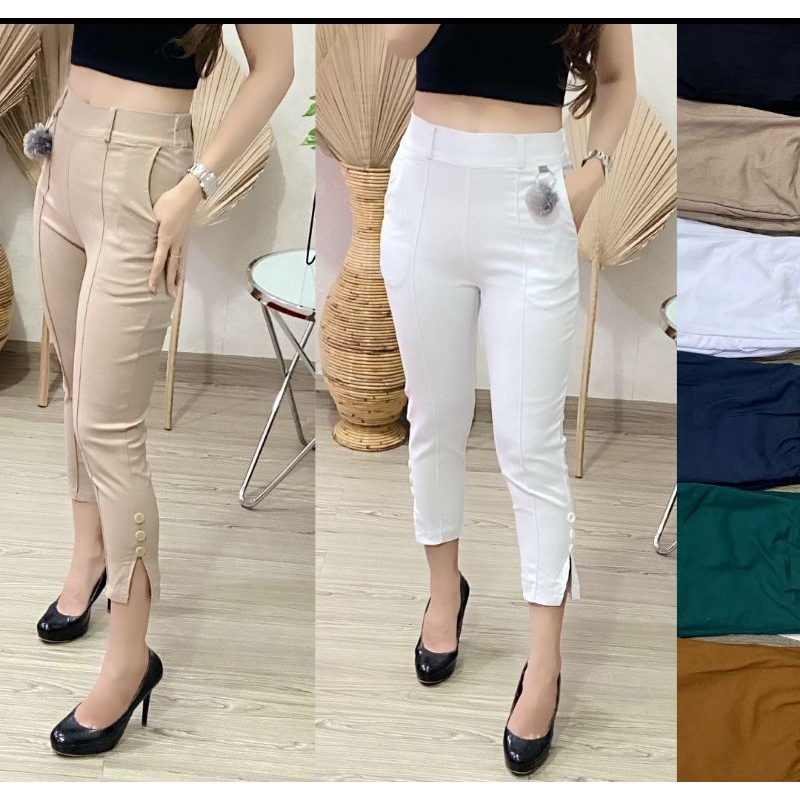 Celana Wanita Impor Soft Jeans Srecth 9095
