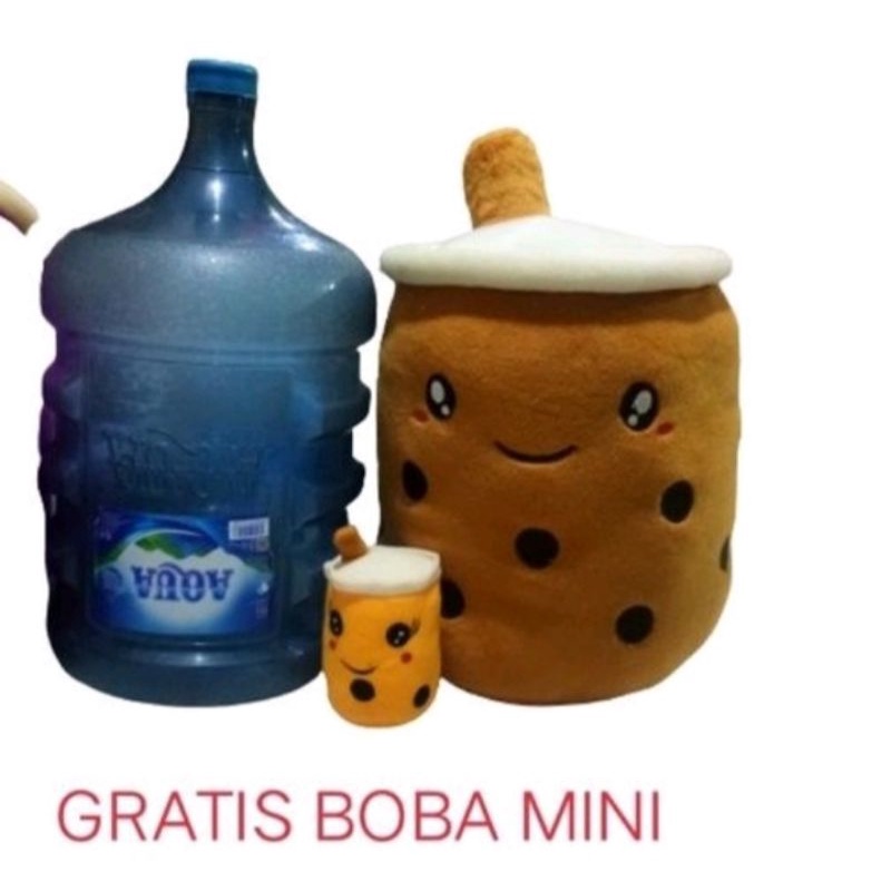 BELI 1 Boneka BOBA Jumbo  GRATIS 1 Boneka BOBA MINI Mainan Viral PAKET HEMAT