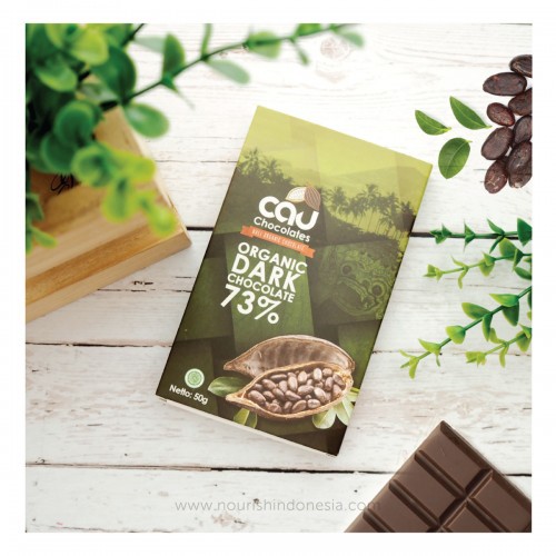 Cau Chocolate, Organic Dark Chocolate 73% 50gr