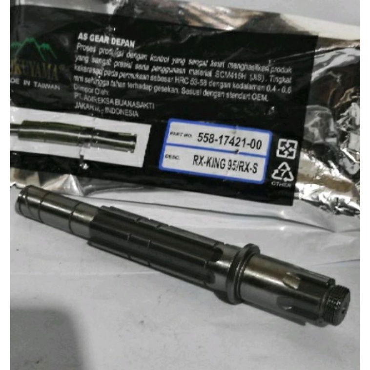 As gigi depan rx king as gear depan rx king fukukawa