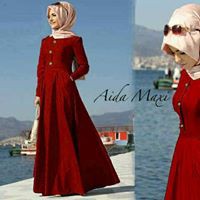 KAFTAN MUSLIM ZAKIA BALOTELLI MAROON / LONG DRESS   MUSLIM