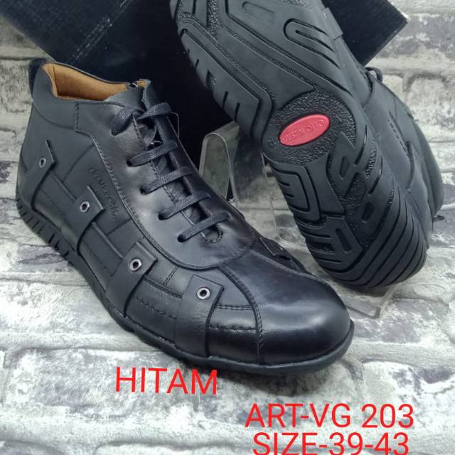 Sepatu kulit asli pria JUSTIN OTTO VG 203