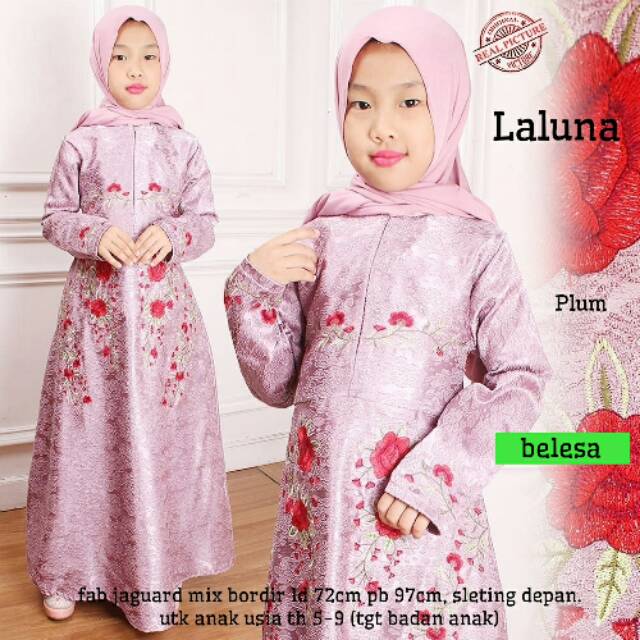 Gamis Laluna Anak