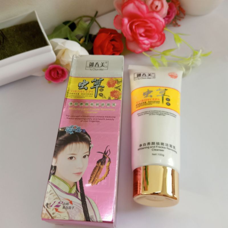 Yu chun mei cleanser facial foam original import