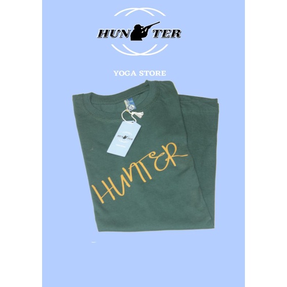 kaosHUNTER | distro warna hijau botol