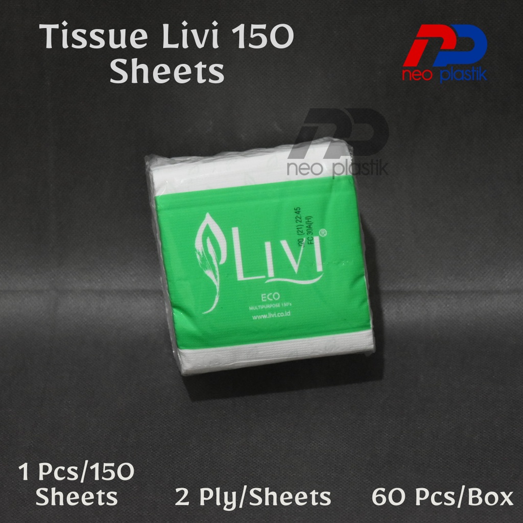 Tissue Livi Eco Multipurpose 150 Sheets
