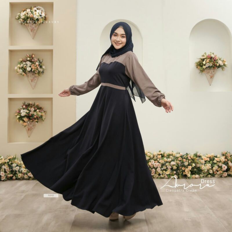 AURORA DRESS NADHEERA LUXURY NEW COLOUR