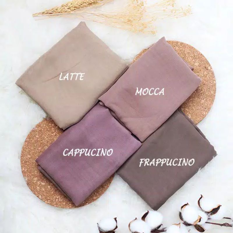(TERMURAH) hijab Segiempat Bella Square Pollycotton premium-5