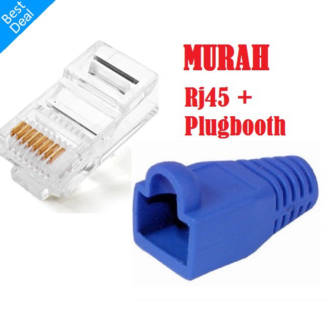 Rj45 Biasa - Rj 45 Standard Plugbooth. Satuan