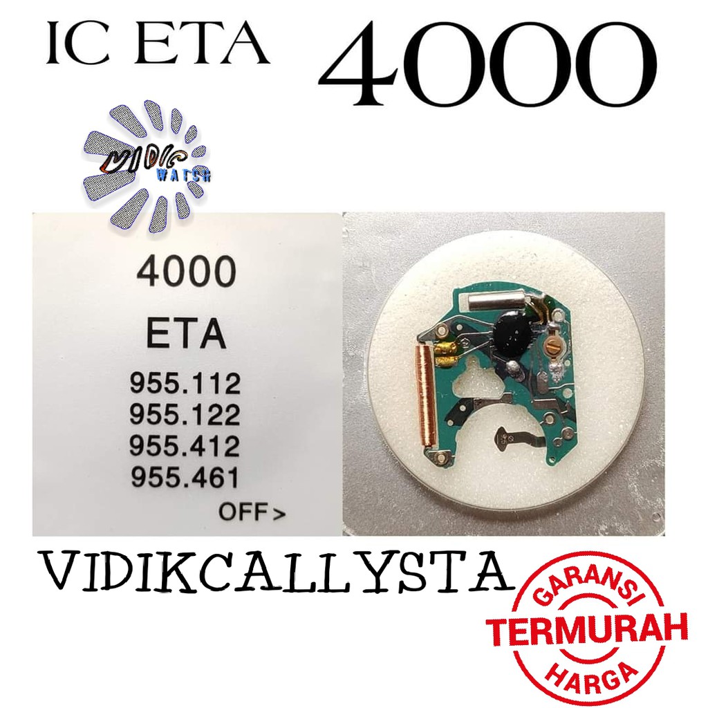 IC ETA 4000 IC JAM TANGAN ETA 955.112 / 955.122 / 955.412 / 955.461