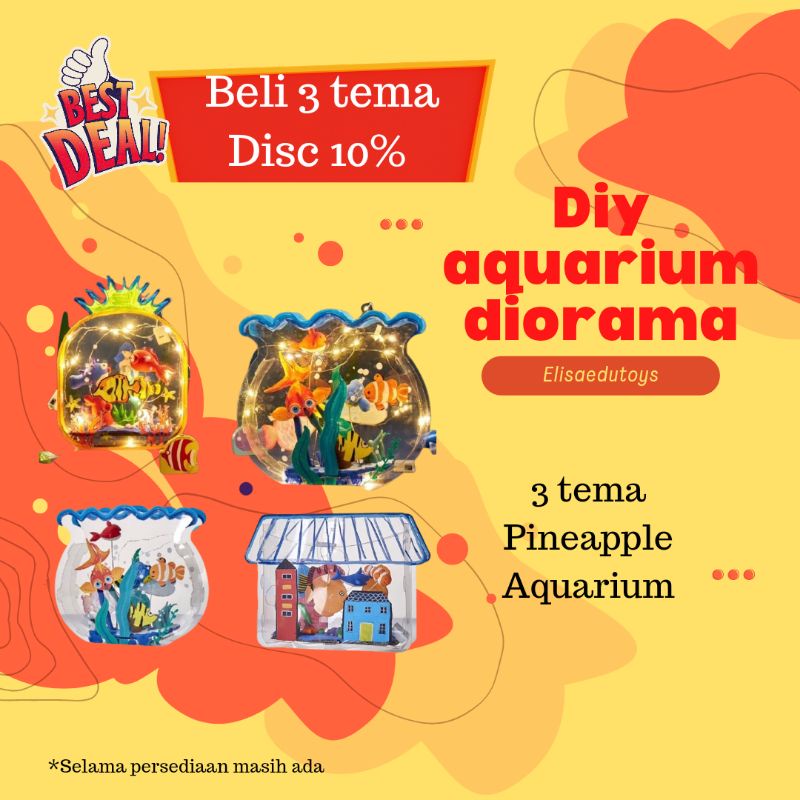 diy aquarium diorama art craft