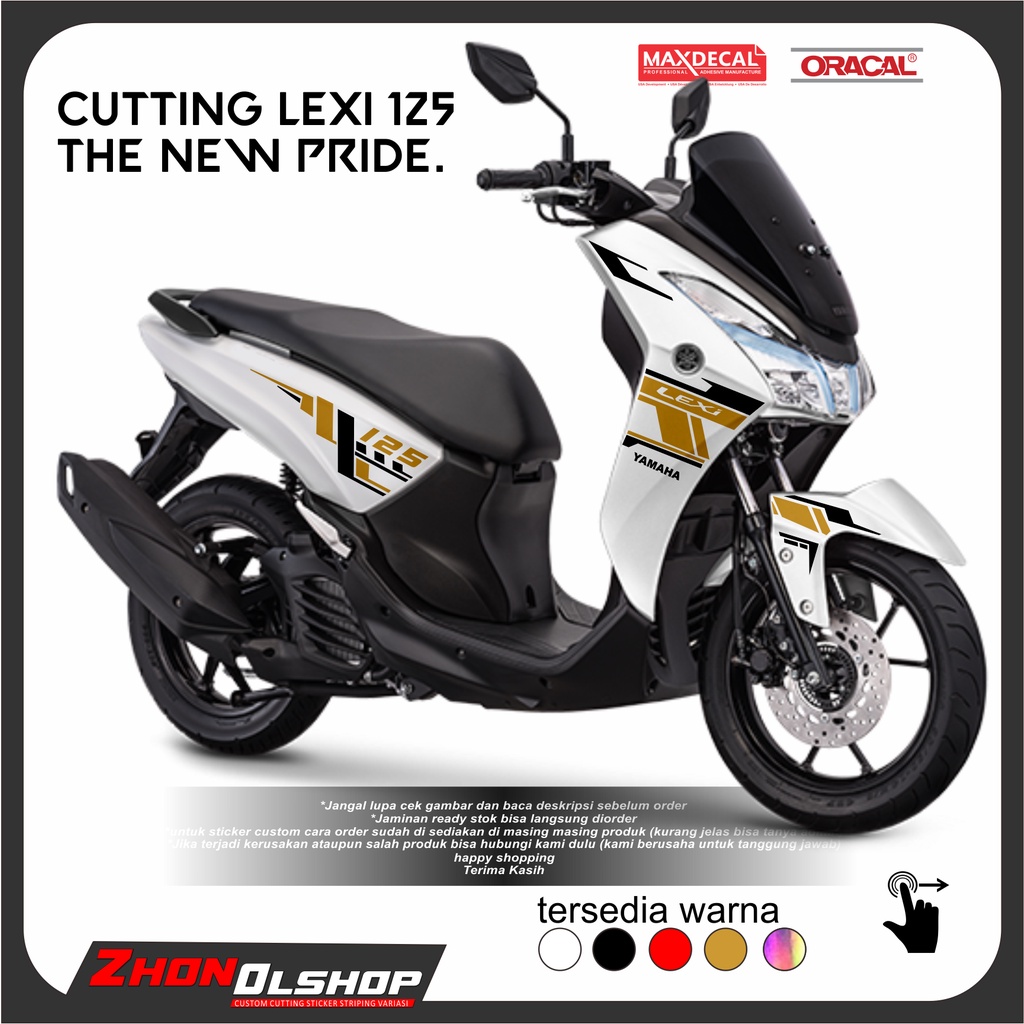 CUTTING STRIPING LEXI STRIPING VARIASI LEXI STIKER LEXI STICKER VARIASI LEXI 125 CUTTING STICKER LEX