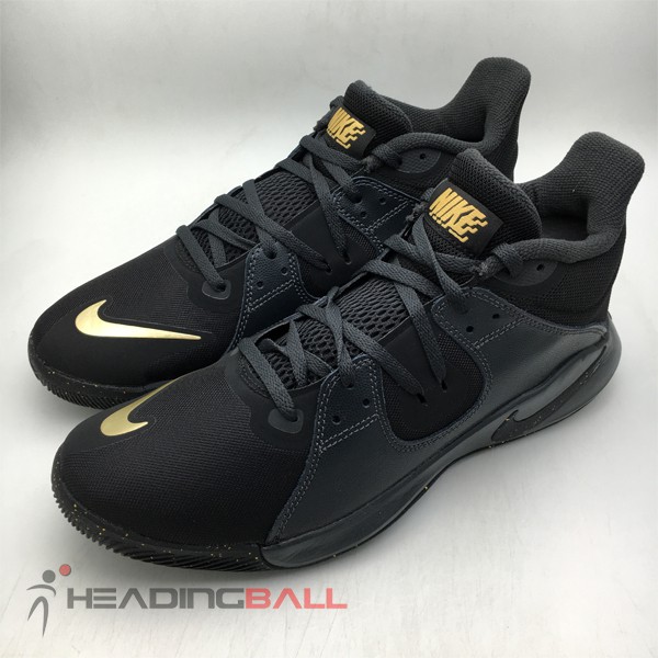 nike fly by mid black gold
