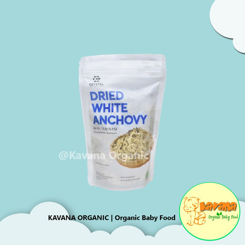 Crystal of the Sea Dried White Anchovy / Ikan Teri Nasi Kering MPASI Crystal of the Sea