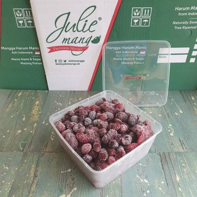 

Blackberry Beku Organik Lokal Indonesia Dari Julie Mango 700 gram kemasan Sunpack