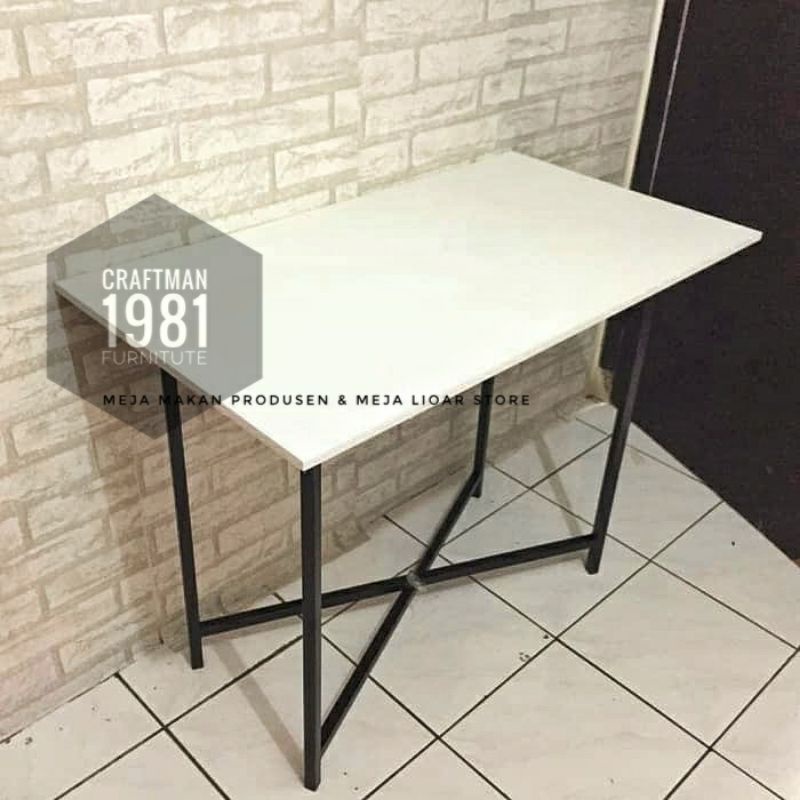 Meja Kerja Lipat Minimalis 120x60 Meja Jualan Meja Lipat Cafe Meja Bar
