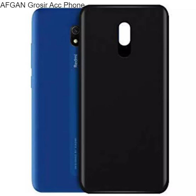 Soft Case Blackmatte Xiaomi Redmi 8 Casing Silikon Slim Black Matte Hitam Polos Xiaomi Redmi 8 Grosi