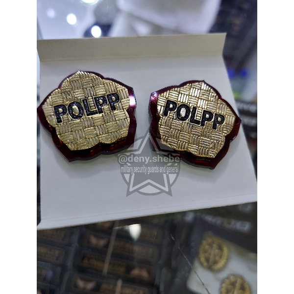 Monogram satpol pp magnet