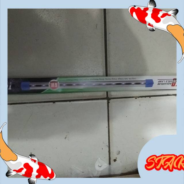 Aquarium lampu led celup amara t4 aa 40 6 watt 40 cm