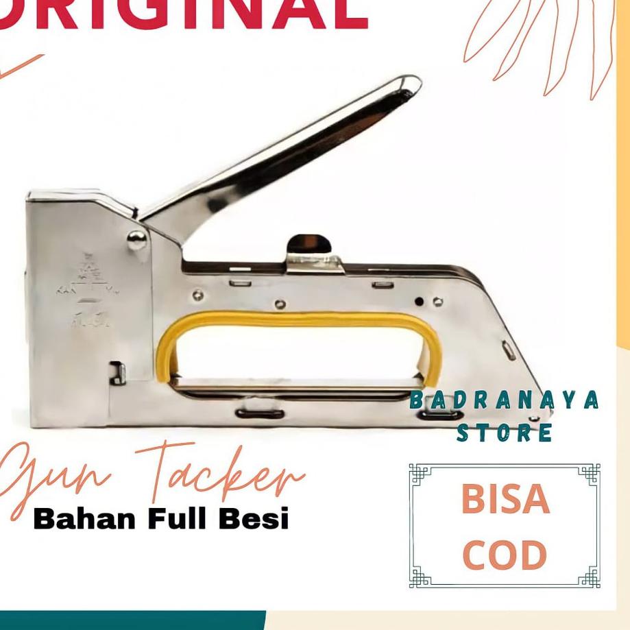 

Berkualitas Stapler Tembak / Cekrekan / Pengokot / Hekter Gun Tacker / Staples Sofa, Staples Jok, Stepler Motor,