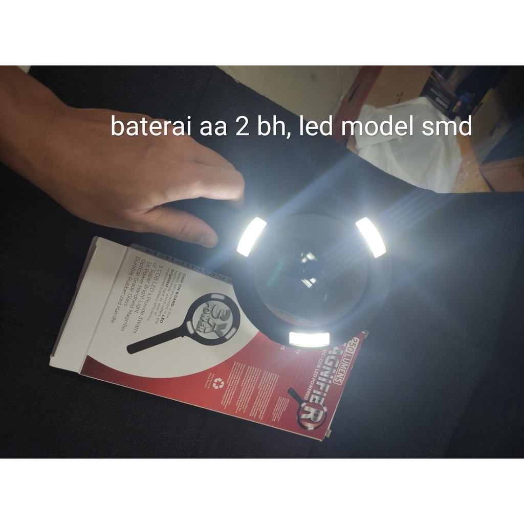 

kaca pembesar papilon lampu 3 watt smd cob super bright led