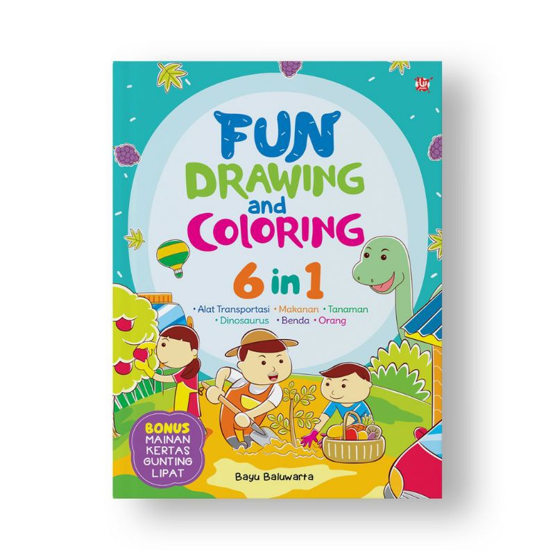 

FUN DRAWING AND COLORING 6 IN 1