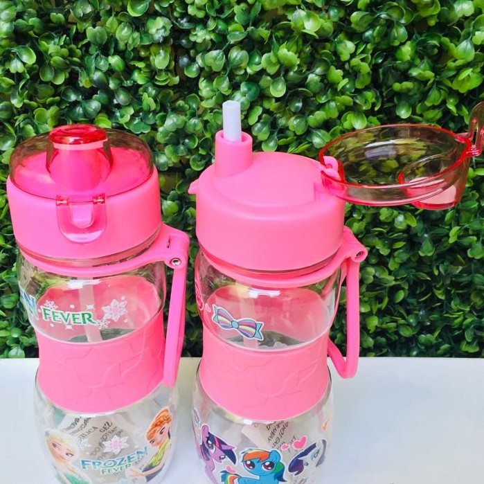 Tempat Minum / Botol Minum Tali Karakter Anak-Anak 3688 400ML