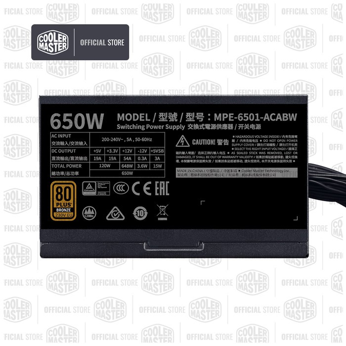Cooler Master MWE Bronze 650 V2 [MPE-6501-ACABW-BEU]