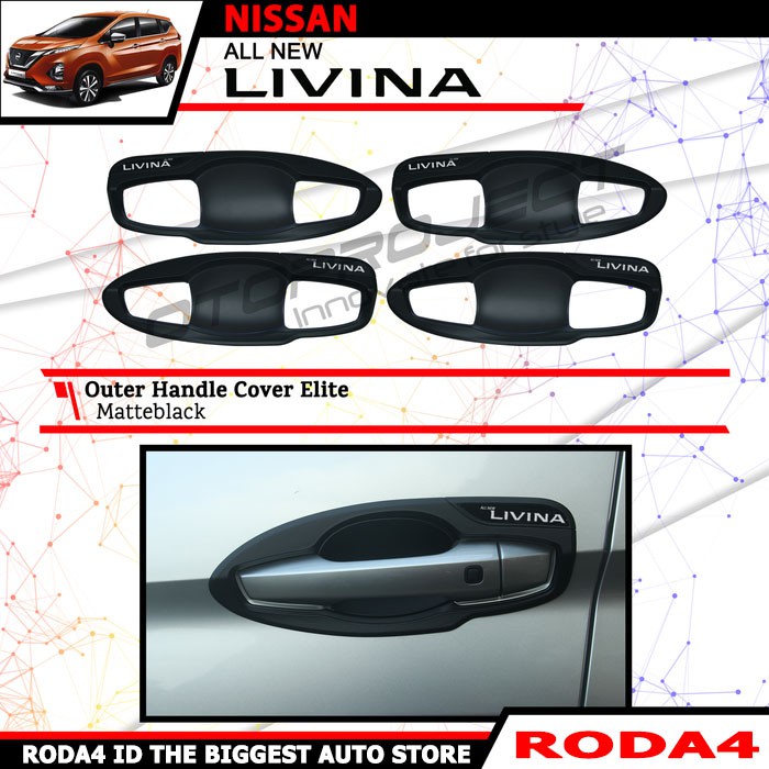 Outer Handle All New Livina Black Doff ELITE OTOPROJECT