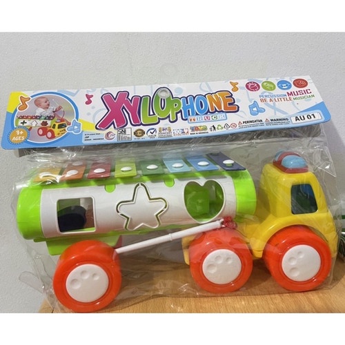 Mainan Xilophone Anak Model Truck / Mainan Music Kolintang Anak AU 01