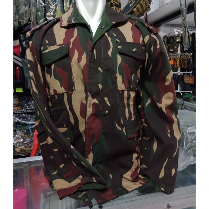 Jaket Loreng Kopassus Bolak Balik Jaket Loreng TNI