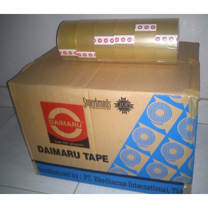 

Lakban BENING/COKLAT DAIMARU 48 mm x 90 yard 1 DUS - Grab/Gojek Only