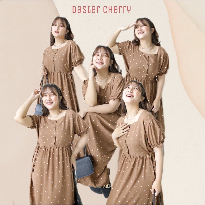 Cherry Dress/daster busui semata kaki Allsize