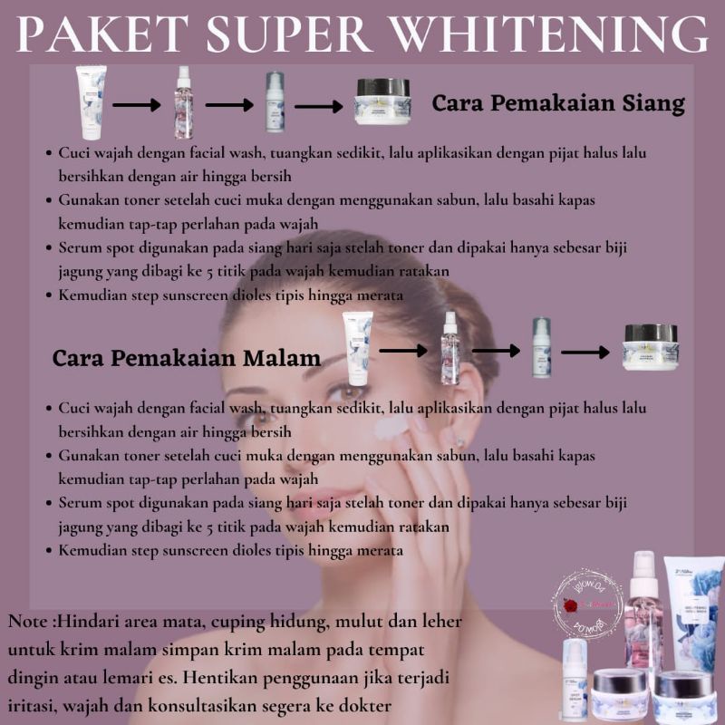 JGLOW SUPER WHITENING / JGLOW SKINCARE/PAKET SUPER /SKINCARE/KECANTIKAN/PERAWATAN WAJAH