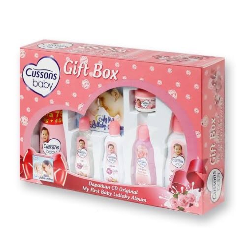 Cussons baby gift box biru/pink jumbo