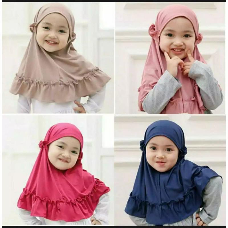 HIJAB ANAK BABY 0-2TAHUN HULYA POLOS