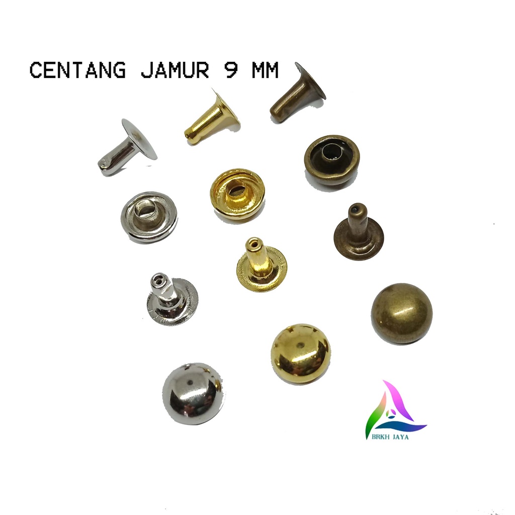 PAKU CENTANG/RIVET JAMUR DIAMETER 9 MM V9JMR